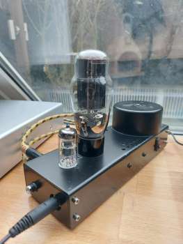 Kopfhörerverstärker Stereo Triode High-End in Darling Schaltung Ringkerntrafo